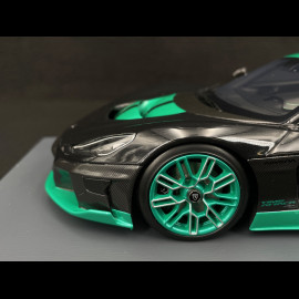Rimac Nevera Time Attack 2023 Grau / Grün 1/18 Schuco 18U00084