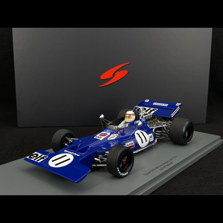 Jackie Stewart Tyrrell 003 n° 11 Winner Monaco GP 1971 1/18 Spark
