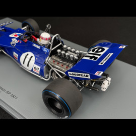 Jackie Stewart Tyrrell 003 n° 11 Winner Monaco GP 1971 1/18 Spark 18S357