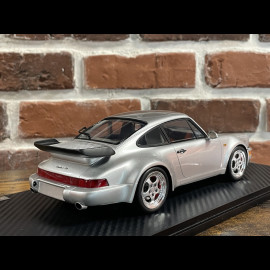 Porsche 911 Typ 964 Turbo 3.6 1993 Silber Grau RS Selection x Spark 1/18 18RSF015