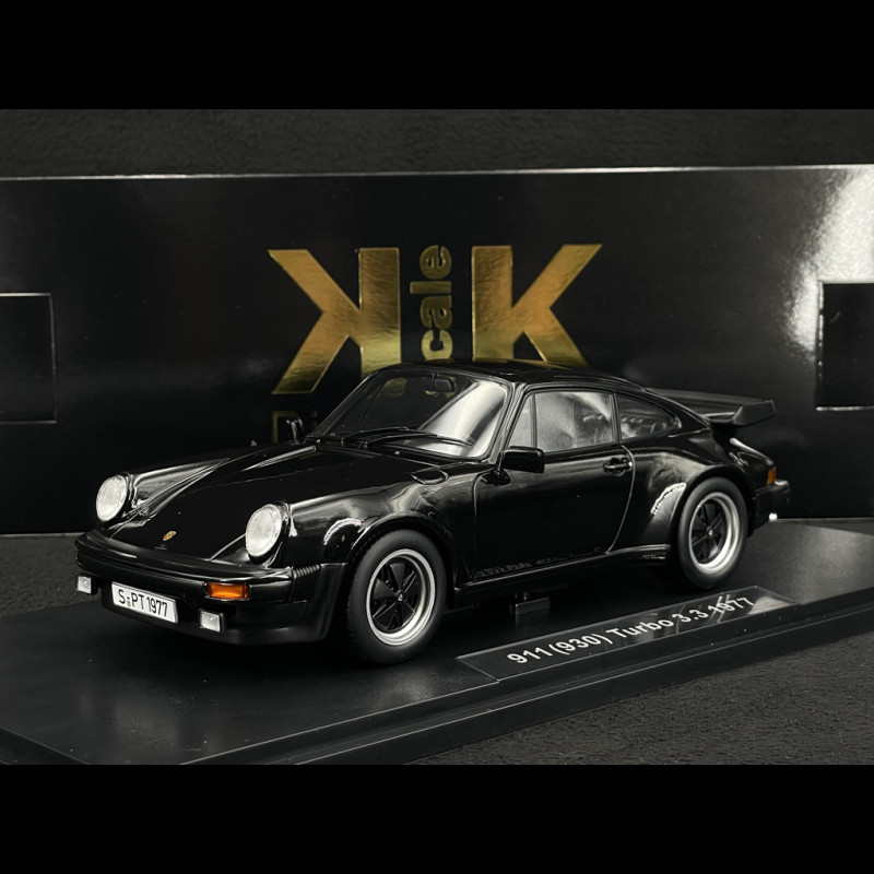 Porsche 911 Turbo 3.3 Typ 930 1977 Schwarz 1/18 KK Scale KKDC181443