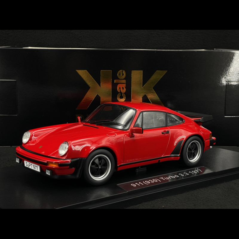 Porsche 911 Turbo 3.3 Type 930 1977 Guards Red 1/18 KK Scale KKDC181442