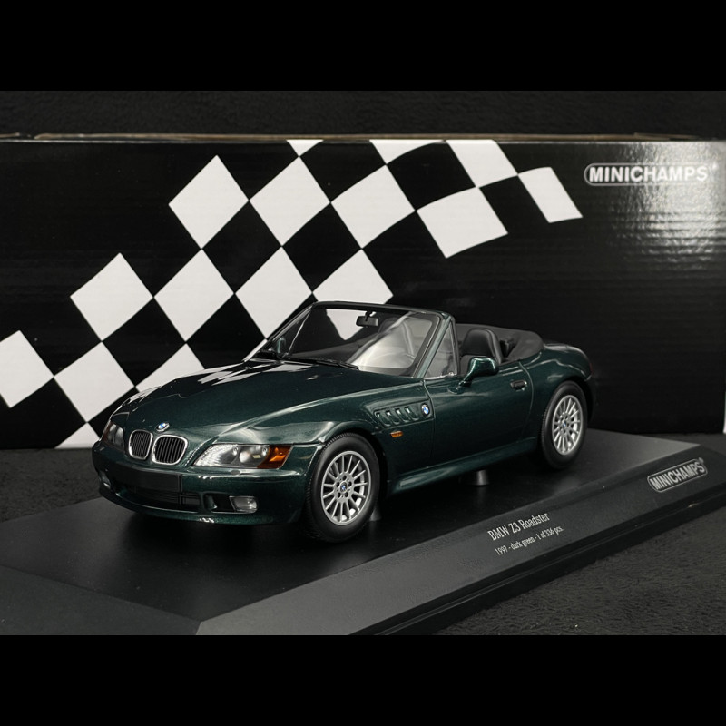 BMW Z3 Roadster 1997 Dark Green Metallic 1/18 Minichamps 155024132