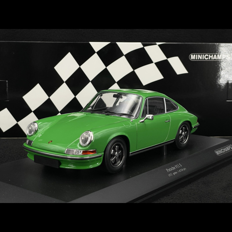 Porsche 911 S 1972 Viper Green 1/18 Minichamps 155063001