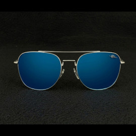 Red Bull Sonnenbrille X Spect Eyewear Silberner Rahmen / Blaue Polarisierte Gläser LIGHTNING-002