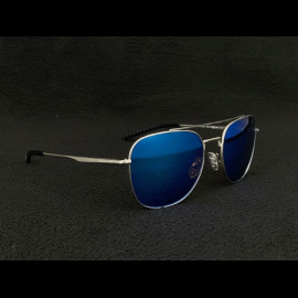 Red Bull Sonnenbrille X Spect Eyewear Silberner Rahmen / Blaue Polarisierte Gläser LIGHTNING-002