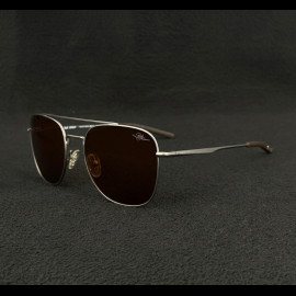 Red Bull Sonnenbrille X Spect Eyewear Silberner Rahmen / Braune Polarisierte Gläser LIGHTNING-003