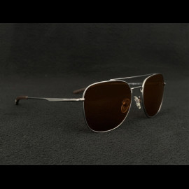 Red Bull Sonnenbrille X Spect Eyewear Silberner Rahmen / Braune Polarisierte Gläser LIGHTNING-003