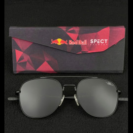Red Bull Sonnenbrille X Spect Eyewear Mattschwarzer Rahmen / Schwarze Polarisierte Gläser LIGHTNING-004