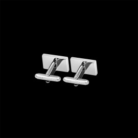 Maserati Cufflinks Trident Silver / Wood 920018059