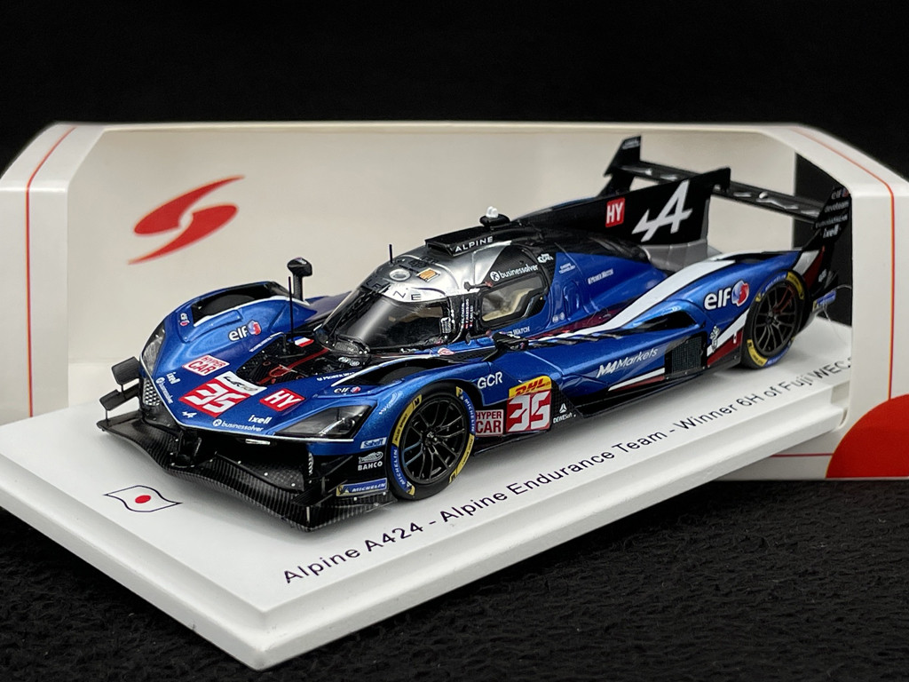 ミニカー 1/43 Alpine A424 Winner 6H of Fuji WEC25 Alpine A424 n° 35 Winner 6h Fuji 2025 WEC 1/43 Spark SJ200 - Elfershop