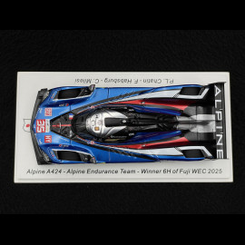 Alpine A424 n° 35 Sieger 6h Fuji 2025 WEC 1/43 Spark SJ200