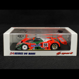 Mazda 787B n° 55 Winner 24h Le Mans 1991 1/43 Spark 43LM91