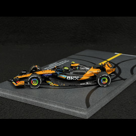 Lando Norris McLaren MCL39 n° 4 3. GP Abu Dhabi / Weltmeister 2025 F1 mit Pit Board 1/43 Spark S9678
