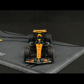 Lando Norris McLaren MCL39 n° 4 3. GP Abu Dhabi / Weltmeister 2025 F1 mit Pit Board 1/43 Spark S9678