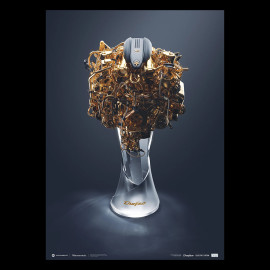 Maserati Poster Motore Trofeo Grau / Gold 920029343