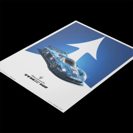 Maserati Poster MC12 Weiß / Blau 920031371
