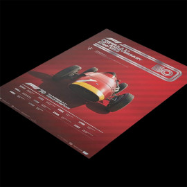 Maserati Poster 250F 50 Years F1 Red 920029579