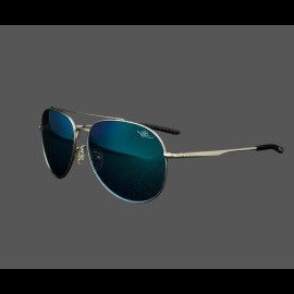 Red Bull Sonnenbrille X Spect Eyewear Silberner Rahmen / Blaue Polarisierte Gläser CORSAIR-002