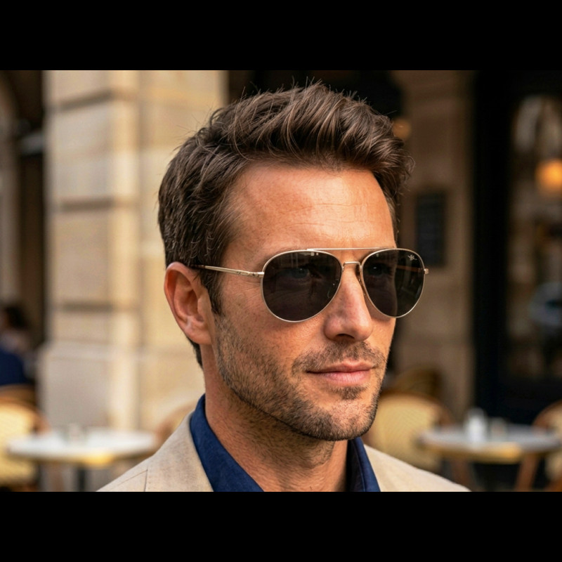 Red Bull Sonnenbrille X Spect Eyewear Goldrahmen / Grüne Polarisierte Gläser CORSAIR-001