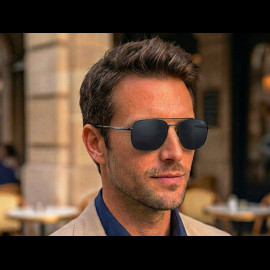 Red Bull Sunglasses X Spect Eyewear Matte Black Frame / Polarized Black Lenses LIGHTNING-004