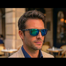 Red Bull Sonnenbrille X Spect Eyewear Matt Schwarz / Polarisierte Blaue Gläser LOOM-005