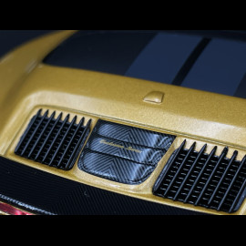 Porsche 911 Turbo S Type 991 Exclusive Series Cabriolet 2017 Metallic Yellow Gold RS Selection x Spark 1/18 18RSF004