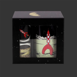 Tintin Gift Set - Organic Coffee with Cups - Destination Moon / Explorers on the Moon 17009