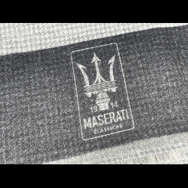 Maserati Schal Classic 1914 Hergestellt in Italien Grau / Weiß 920018040
