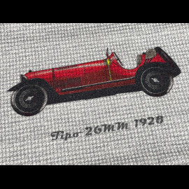 Maserati Schal Classic 1914 Hergestellt in Italien Grau / Weiß 920018040
