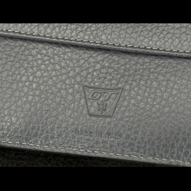 Maserati Wallet in Leather Trident Navy Blue Made in Italy 920015437