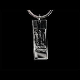 Maserati Keyring Trident Silver / Wood 920018060