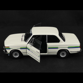 BMW 2002 Alpina SERIE 2 1974 White with Blue/Green Stripes 1/12 KK-Scale KKDC120104