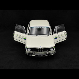 BMW 2002 Alpina SERIE 2 1974 Weiß mit blau/grünen Streifen 1/12 KK-Scale KKDC120104