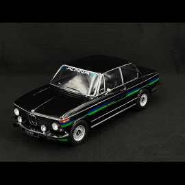 BMW 2002 Alpina SERIE 2 1974 Schwarz mit blau/grünen Streifen 1/12 KK-Scale KKDC120105
