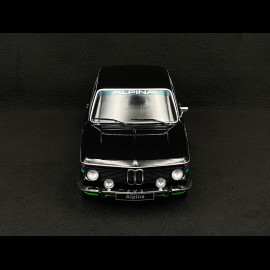 BMW 2002 Alpina SERIE 2 1974 Schwarz mit blau/grünen Streifen 1/12 KK-Scale KKDC120105