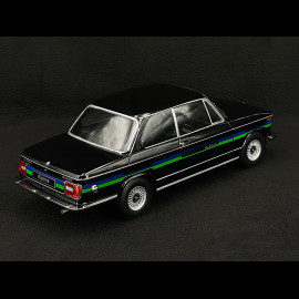 BMW 2002 Alpina SERIE 2 1974 Schwarz mit blau/grünen Streifen 1/12 KK-Scale KKDC120105