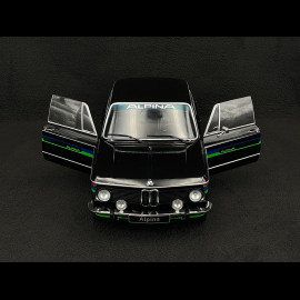 BMW 2002 Alpina SERIE 2 1974 Black with Blue/Green Stripes 1/12 KK-Scale KKDC120105