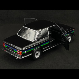 BMW 2002 Alpina SERIE 2 1974 Schwarz mit blau/grünen Streifen 1/12 KK-Scale KKDC120105