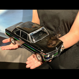 BMW 2002 Alpina SERIE 2 1974 Black with Blue/Green Stripes 1/12 KK-Scale KKDC120105