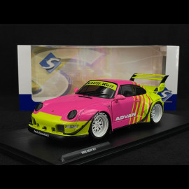 Porsche 911 RWB BodyKit Advan 2024 Rosa / Gelb 1/18 Solido S1808510