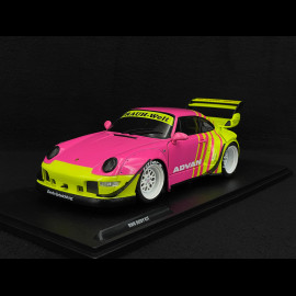 Porsche 911 RWB BodyKit Advan 2024 Pink / Yellow 1/18 Solido S1808510