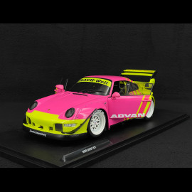 Porsche 911 RWB BodyKit Advan 2024 Pink / Yellow 1/18 Solido S1808510