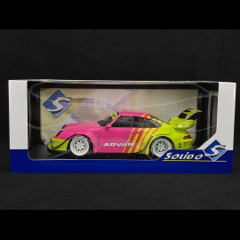 Porsche 911 RWB BodyKit Advan 2024 Pink / Yellow 1/18 Solido S1808510