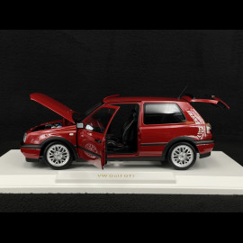 Volkswagen Golf III GTI 1996 GTI-Edition zum 20-jährigen Jubiläum Blinkt Rot 1/18 Norev 188418