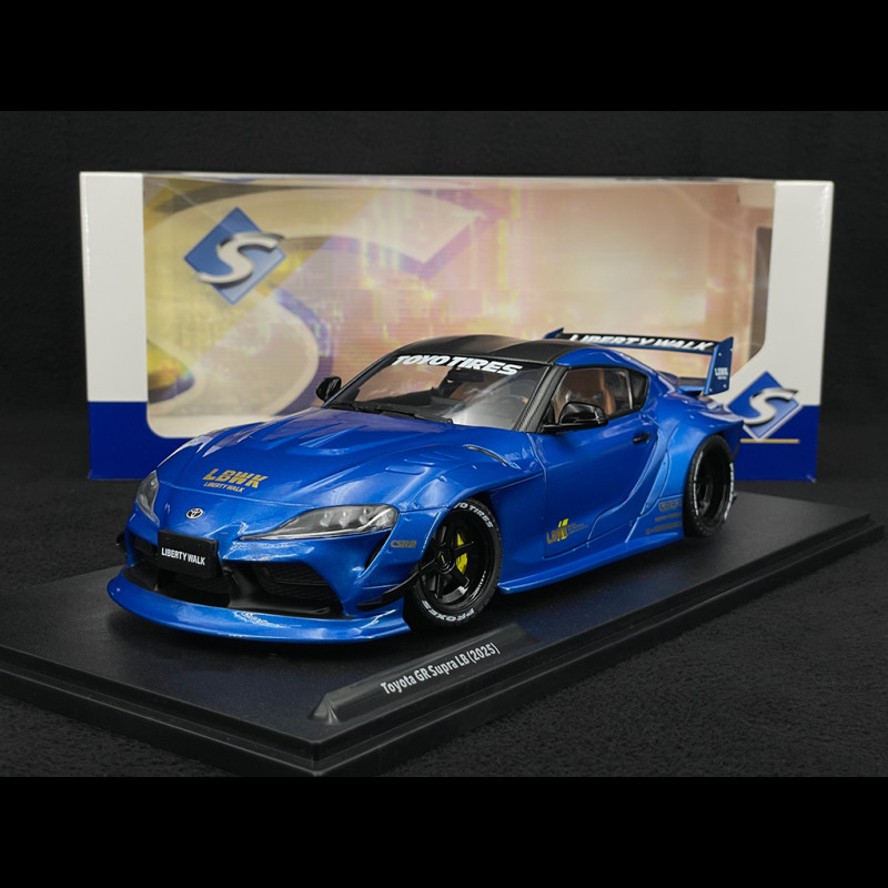 Toyota GR Supra Liberty Walk 2025 Metallicblau 1/18 Solido S1815503