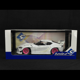 Toyota GR Supra Liberty Walk 2025 White/Pink 1/18 Solido S1815502