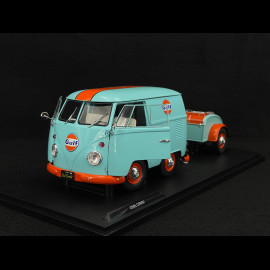 Volkswagen Gulf T1 Van Cool Combi Oil Tribute 2024 Rose / Jaune 1/18 Solido S1810908