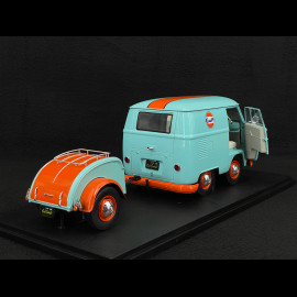 Volkswagen Gulf T1 Van Cool Combi Oil Tribute 2024 Rose / Jaune 1/18 Solido S1810908