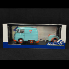 Volkswagen Gulf T1 Van Cool Combi Oil Tribute 2024 Rose / Jaune 1/18 Solido S1810908